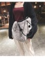 Fashion Black Bear Shape Decorated Shoulder Bag