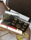 Fashion Black Insect Pattern Decorated Shoulder Bag