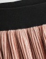 Trendy Pink Stripe Pattern Design Long Skirt