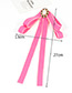 Trendy Pink Pearl Decorated Bowknot Design Brooch