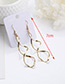 Fashion Silver Color Round Shape Decorated Earrings