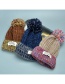 Fashion Navy The Letter Patch Decorated Hat