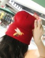 Lovely Red Bee Shape Decorated Cap