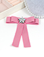 Elegant Pink Diamond Decorated Brooch