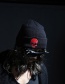 Personality Black Skull Shape Decorated Cap