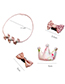 Lovely Pink Rabbit Shape Decorated Hairpin (5pcs)