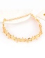 Vintage Gold Color Star Shape Decorated Double Layer Choker
