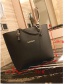 Fashion Black Lettar Pattern Decorated Shoulder Bag