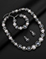 Fashion Silver Color Pearls Decorated Simple Jewelry Sets