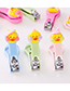 Fashion Blue+yellow+pink Mouse Shape Decorated Nail Clippers (send Randomly)(1pcs)