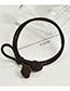 Lovely Black Bowknot Decorated Double Layer Hair Band
