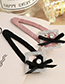 Lovely Pink Star Shape Diamond Decorated Hairpin