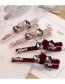 Fashion Pink Bowknot Shape Decorated Hairpin (1pair)