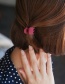 Fashion Pink Pure Color Decorated Hairpin