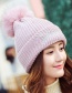 Fashion Pink Letter Pattern Decorated Hat