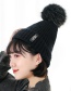 Fashion Dark Gray Letter Patch Decorated Hat