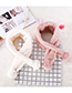Fashion Beige Pure Color Decorated Scarf (1-10 Ages )
