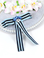 Fashion Blue Bowknot Shape Decorated Brooch