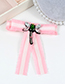 Fashion Pink Dragonfly Shape Decorated Brooch