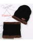 Fashion Black+gray Letter Patch Decorated Hat ( 2 Pcs)