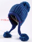 Fashion Khaki Fuzzy Ball Decorated Hat