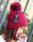 Fashion Pink Letter Patch Decorated Hat