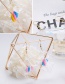 Fashion Coffe+pink+white Candy Shape Decorated Earrings