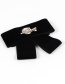 Fashion White Star Shape Decorated Bowknot Brooch
