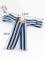 Fashion Pink Pure Color Decorated Bowknot Brooch