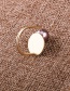 Fashion Gold Color Round Ball Decorated Opening Ring