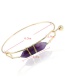Trendy Purple Geometric Shape Decorated Simple Bracelet