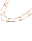 Fashion Gold Color Hollow Out Decorated Double-layer Choker