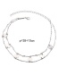 Fashion Gold Color Hollow Out Decorated Double-layer Choker