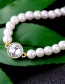 Fashion White Round Shape Decorated Necklace