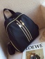 Fashion Black Shipping Bag Shape Decorated Backpack