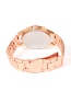 Fashion Brown Diamond Decorated Round Dial Watch