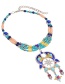Fashion Multi-color Beads Decorated Multi-layer Necklace