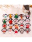 Fashion Green+red Leaf Shape Decorated Christmas Hair Band