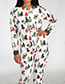 Fashion Green Christmas Tree Pattern Decorated Leisure Blouse(for Mother)