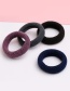 Fashion Dark Brown Pure Color Decorated Hair Band