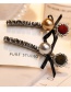 Fashion Olive Green Bowknot Shape Decorated Hair Clip