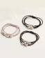 Fashion Light Pink Pure Color Decorated Hair Band