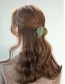 Fashion Beige Round Shape Decorated Hair Claw