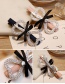Lovely Black Full Diamond Decorated Bowknot Hairpin