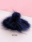 Lovely Dark Blue Pure Color Decorated Simple Hair Claw