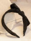 Lovely Dark Coffee Bowknot Shape Decorated Pure Color Hair Hoop
