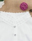 Fashion White Hollow Out Decorated Fake Collar