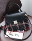 Elegant Black Tassel Decorated Bag