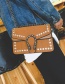 Fashion Brown Dragon Shape Decorated Bag