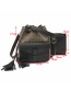 Fashion Black Tassel Decorated Bucket Bag (2pcs)